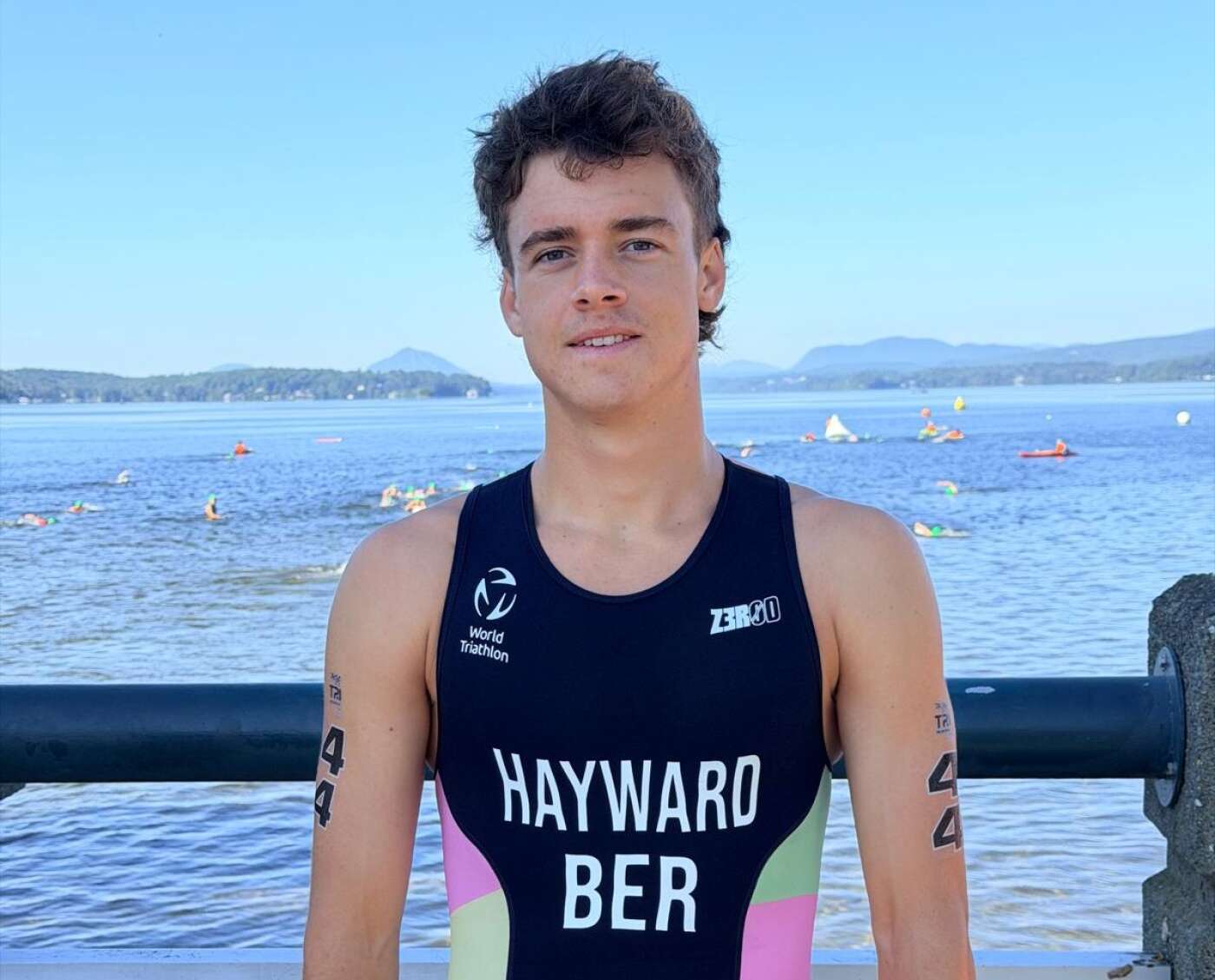Oliver Hayward in Bermuda elite kit